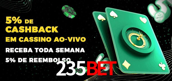 Promoções do cassino ao Vivo 235bet